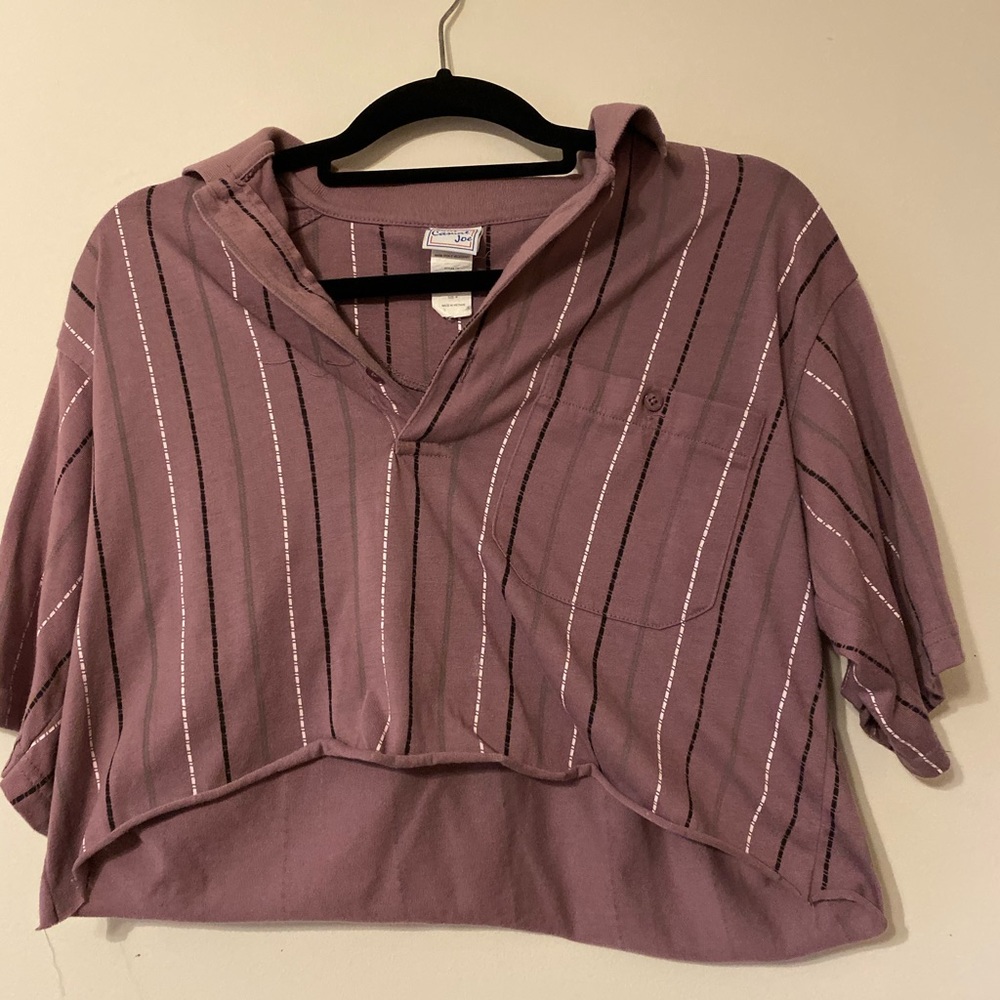 Vintage cropped men’s dress T-shirt